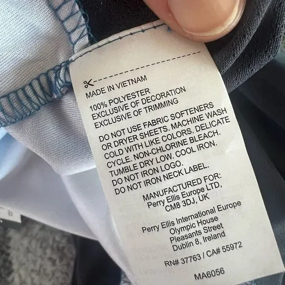 Callaway Opti-Dri Golf Dress Sleeveless Abstract Gradient Print Blue Small NWT - Picture 13 of 14